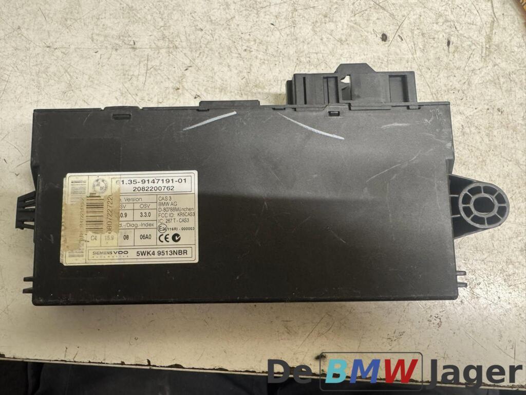 CAS 3-module BMW E81 E87 E90 E91 Mini R55 R56 61359147191, Auto-onderdelen, Elektronica en Kabels, BMW, Gebruikt, Ophalen of Verzenden