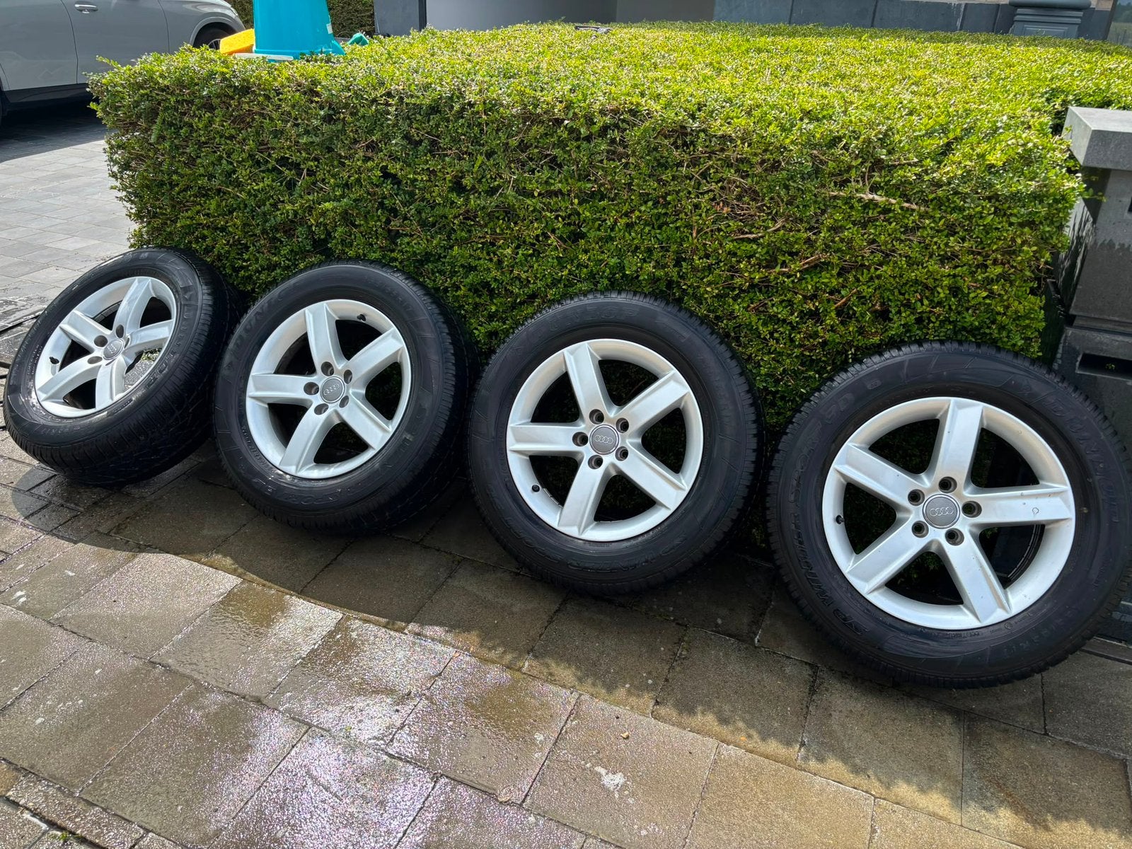 17 inch audi originele velgenset, Ophalen, 17 inch, Winterbanden, Band(en)