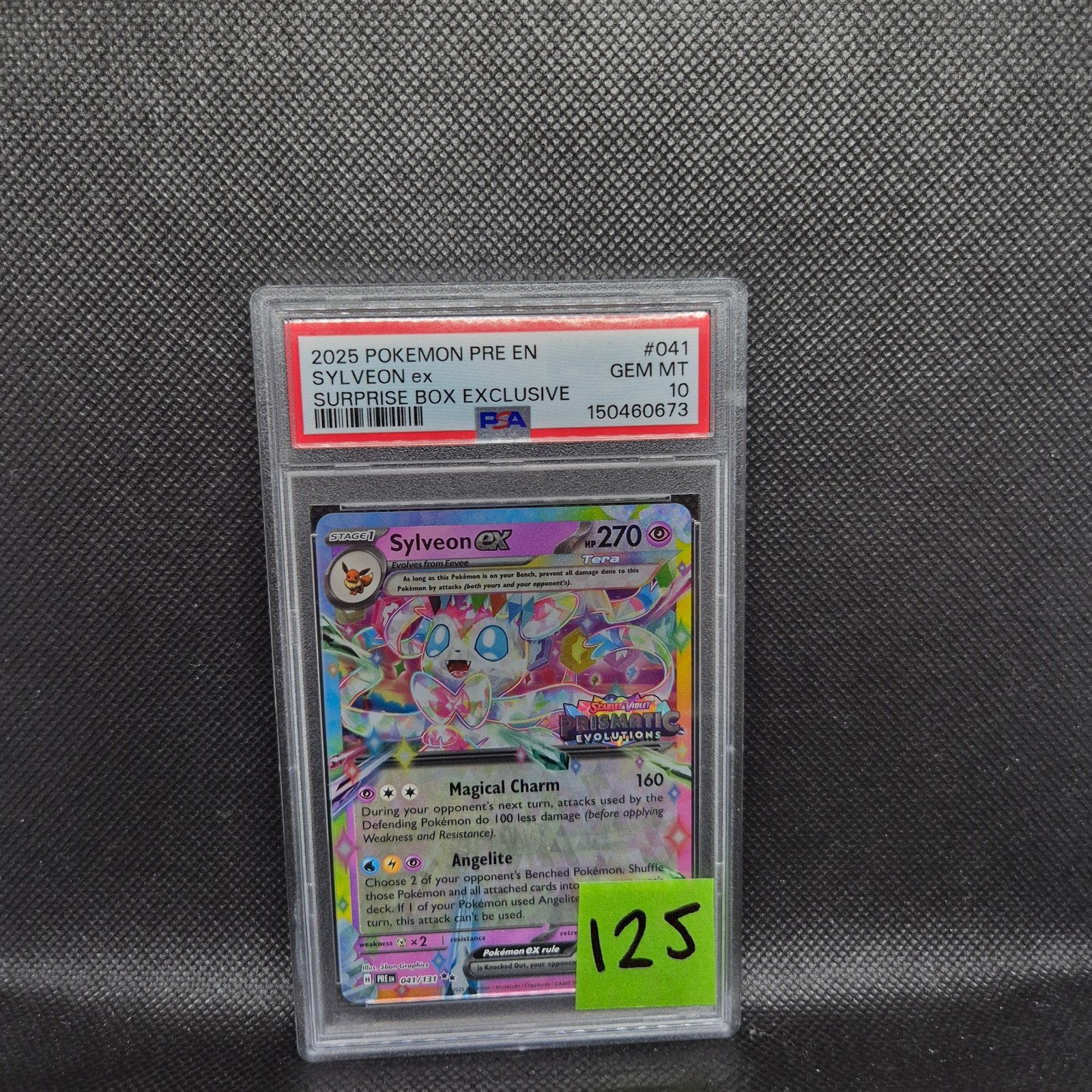 Sylveon Ex Surprise Box Exclusive PRE EN PSA 10, Enlèvement ou Envoi