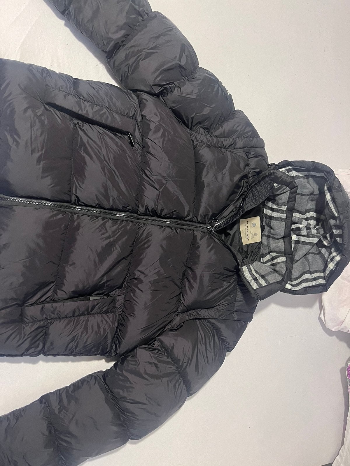 Burberry Zwarte Puffer Jas met Afneembare Mouwen (XXL), Kleding | Heren, Ophalen, Nieuw, Overige maten, Zwart