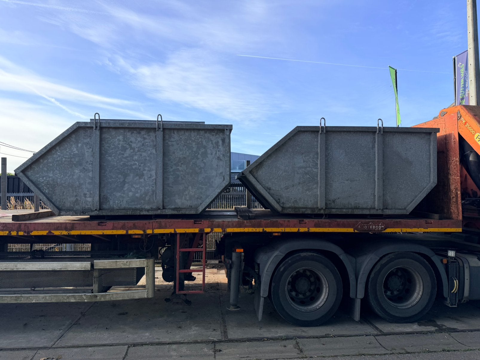 Galva container bakken, Doe-het-zelf en Bouw, Ophalen