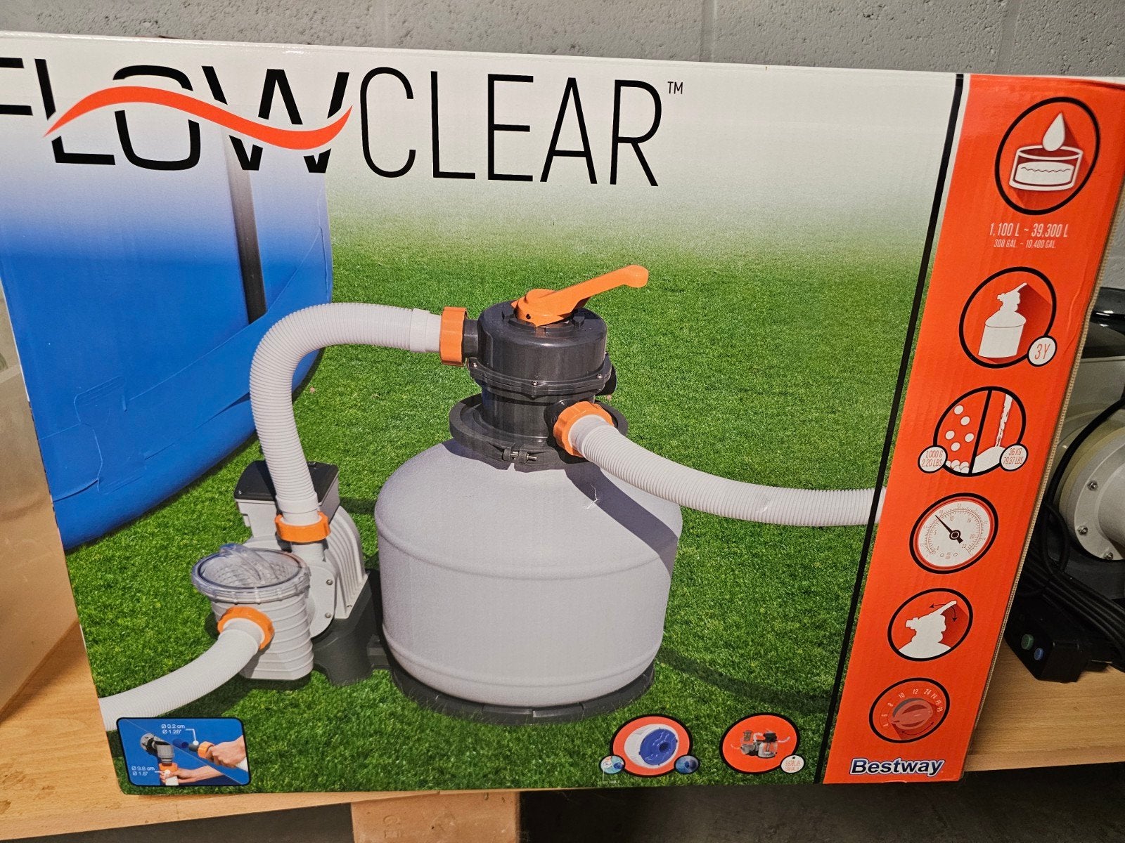 Bestway flowclear perfecte staat van eind vorige zomer, Ophalen
