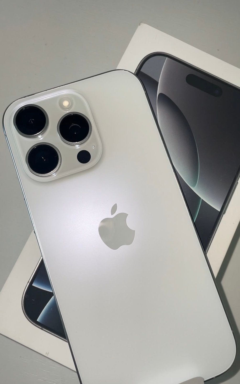 iphone 16 pro white titanium, Telecommunicatie, Wit, Met simlock, 90 %, Ophalen