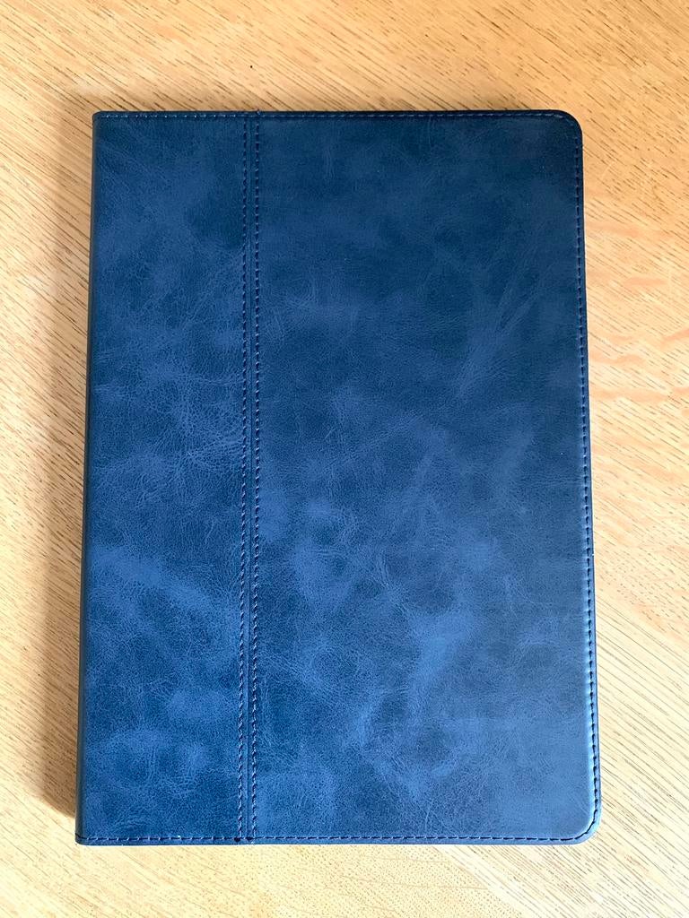 Lederen Samsung Galaxy Tab S8+/ Tab S7+/ Tab S7 FE cover, Ophalen of Verzenden, Nieuw