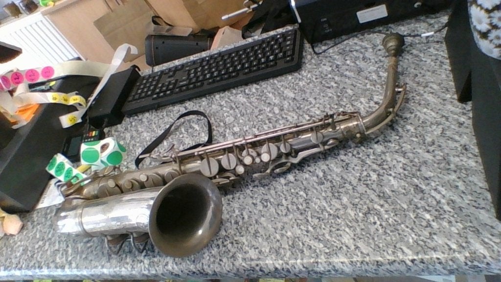 saxofoon, Muziek en Instrumenten, Blaasinstrumenten | Saxofoons, Ophalen, Gebruikt