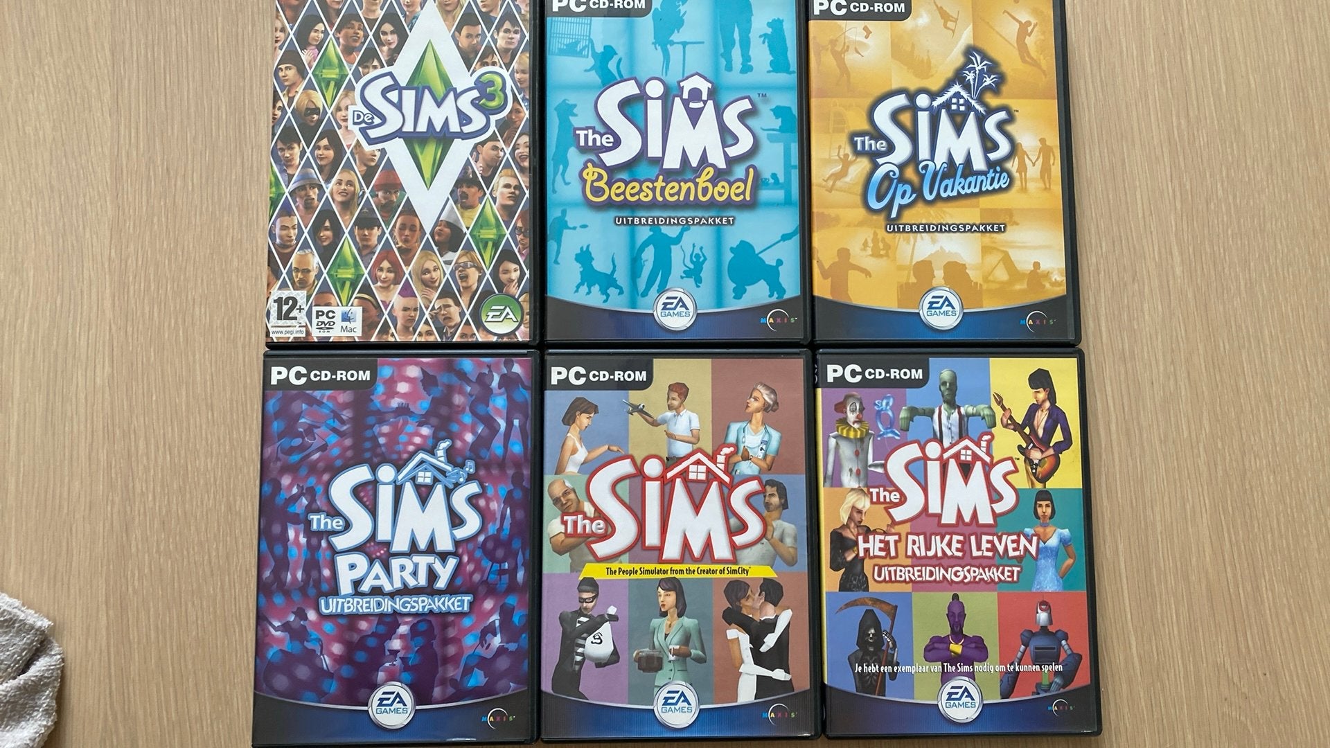 The sims, Ophalen, Gebruikt