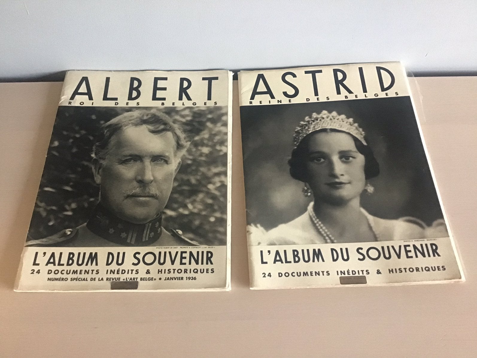 Album roi/reine Belge années 30, Ophalen of Verzenden