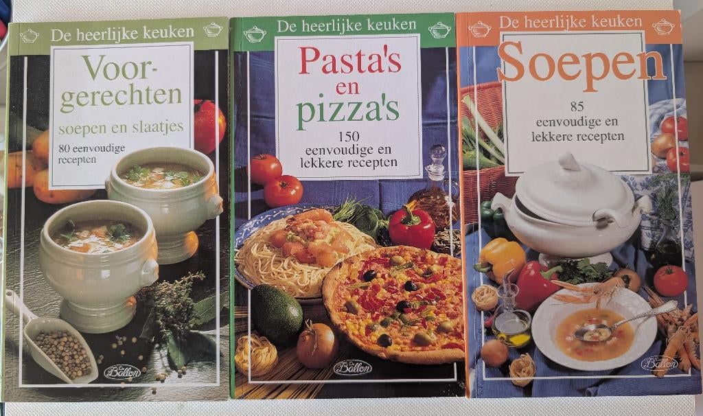 De heerlijke keuken: voorgerechten, pizza's, soepen, Boeken, Kookboeken, Ophalen of Verzenden, Zo goed als nieuw, Europa, Voorgerechten en Soepen