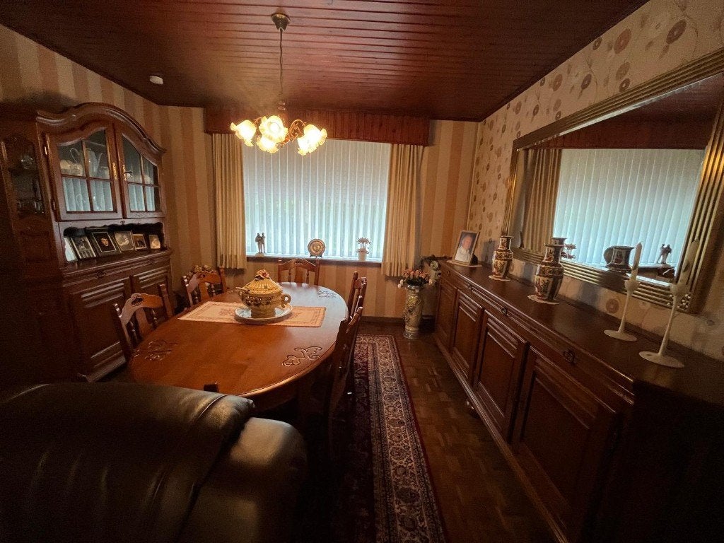 Eetkamer, Enlèvement, Comme neuf, Eiken eetkamer, 4 à 6 chaises