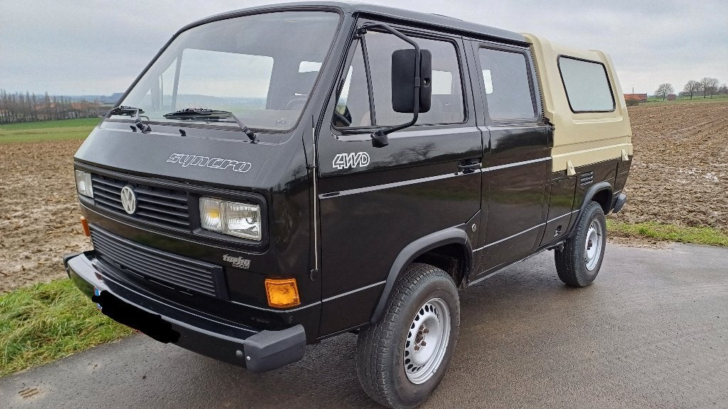 VW T3 syncro 16", Autos, Volkswagen, Particulier, Sièges sport, Diesel, SUV ou Tout-terrain, 3 portes, Boîte manuelle, Noir, Enlèvement