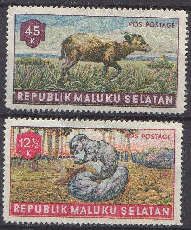 Maluku Seletan (Zuid Molukken) - koeskoes en dwergbuffel, Ophalen of Verzenden