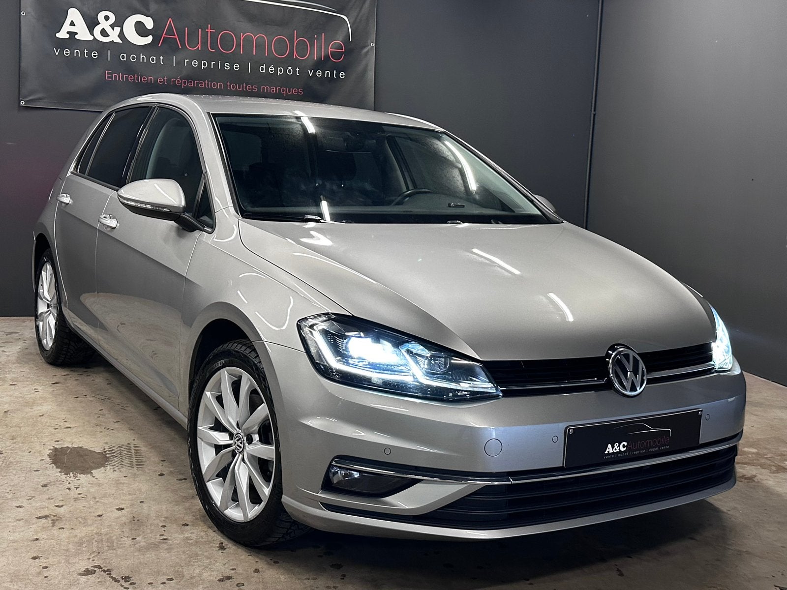 Vw Golf Highline 1.5TSI DSG, Autos, Argent ou Gris, Achat, Entreprise, Alcantara