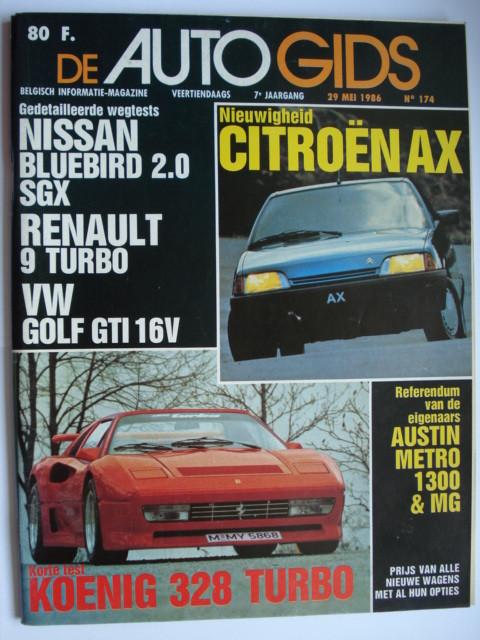 AutoGids 174, Envoi, Utilisé, Général