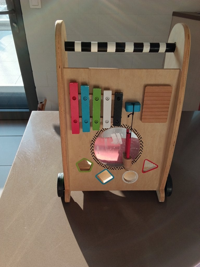 Houten loopwagen, Kinderen en Baby's, Ophalen, Gebruikt, Duw- of Trekspeelgoed