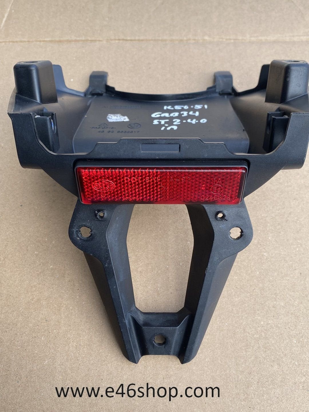 KENTEKENPLAAT HOUDER BMW R1200GS R1250GS ADV. OE 46628532317, Motos, -, Utilisé, -, -