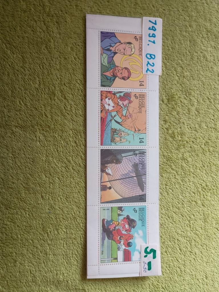 Velletje postfris.  België ., Ophalen of Verzenden, Postfris