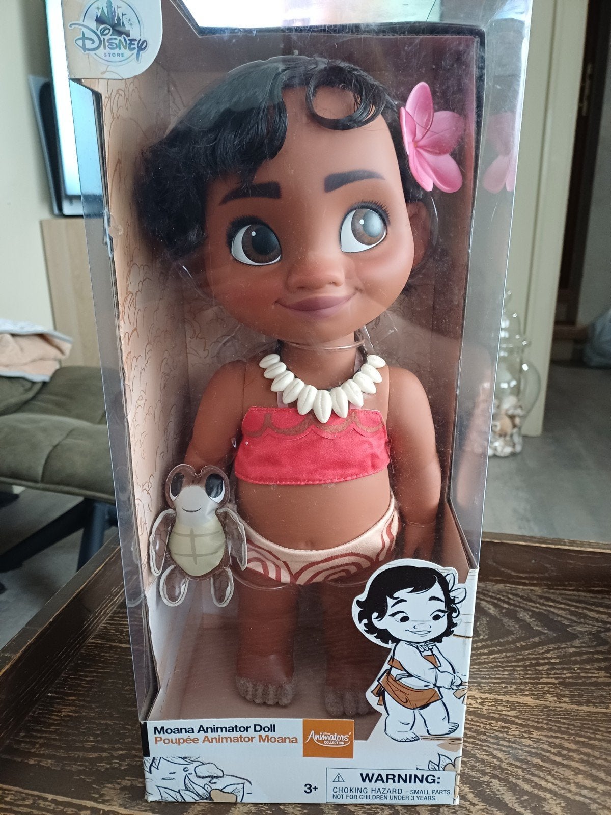 Poupée d'animation Vaiana Moana 40 cm, Enlèvement ou Envoi, Poupée