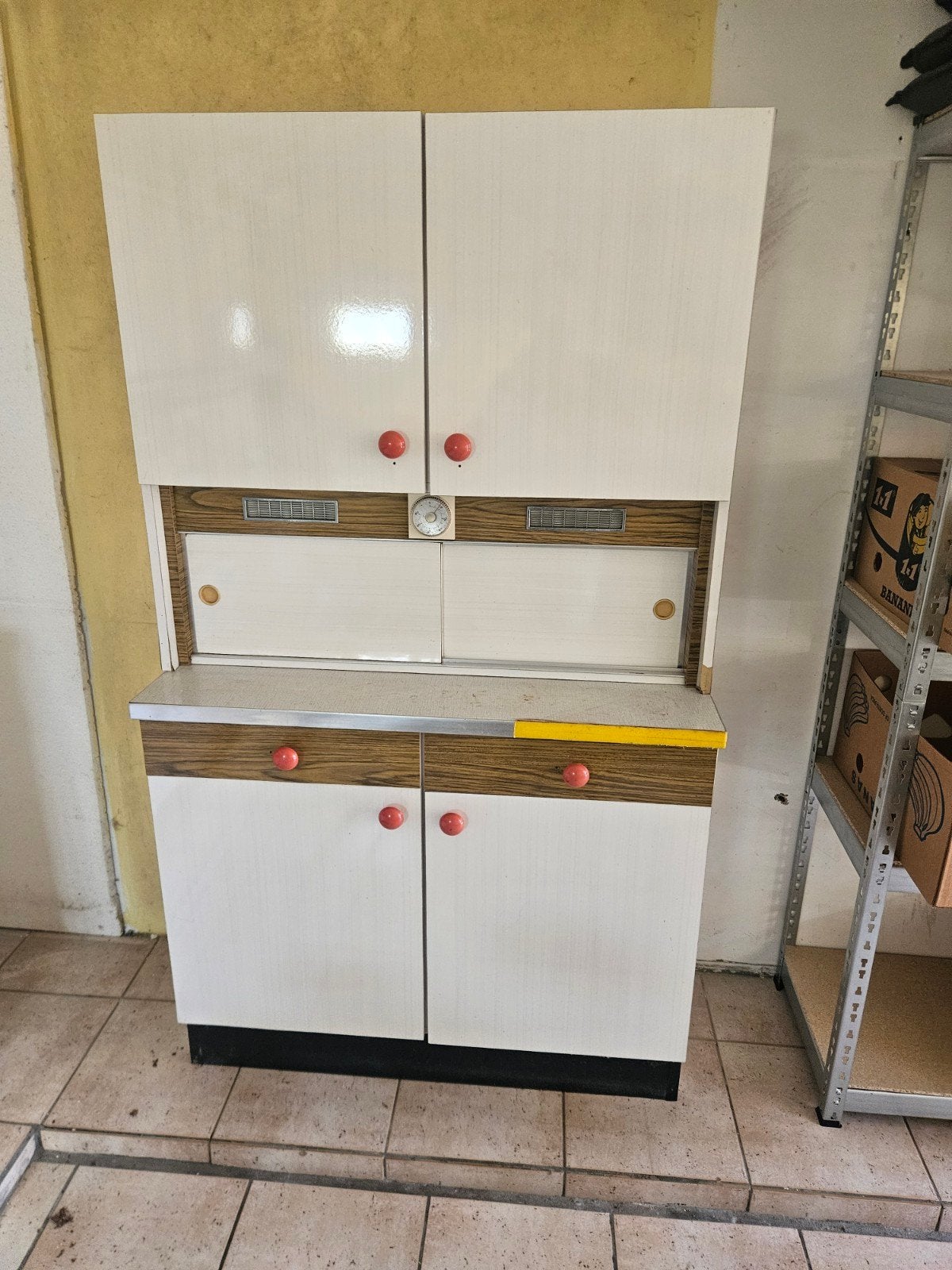 Vintage opbergkast, Huis en Inrichting, Ophalen, Gebruikt, 100 tot 150 cm, Vintage