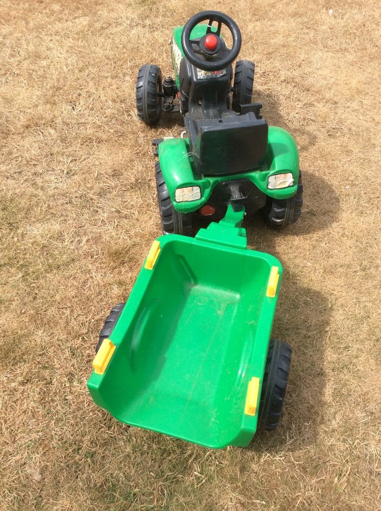 traptractor  Farmer  model John Deere, Kinderen en Baby's, Speelgoed | Buiten | Voertuigen en Loopfietsen, Ophalen, Gebruikt, Trapvoertuig