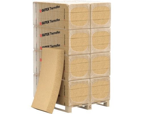 Lot 4 panneaux  de fibres de bois 100 mm : 11,50 € M², Enlèvement, Neuf, Bois, Bricolage