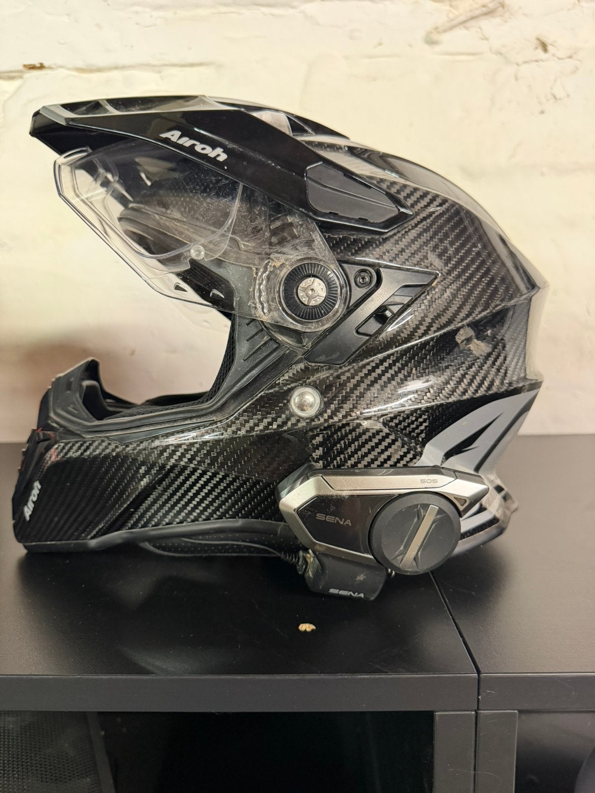 Airoh helm met senna, Ophalen, S, Integraalhelm