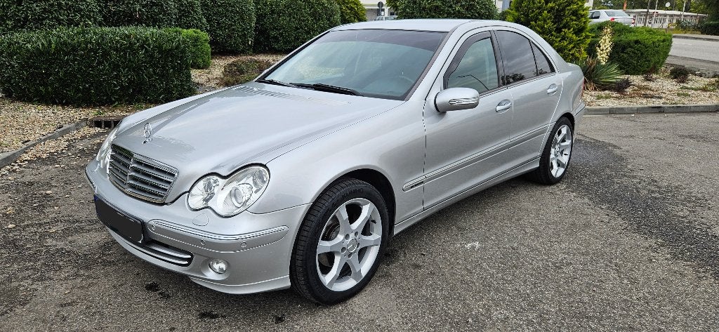Mercedes C200 kompressor boite Automatique, Argent ou Gris, Achat, 4 portes, Noir
