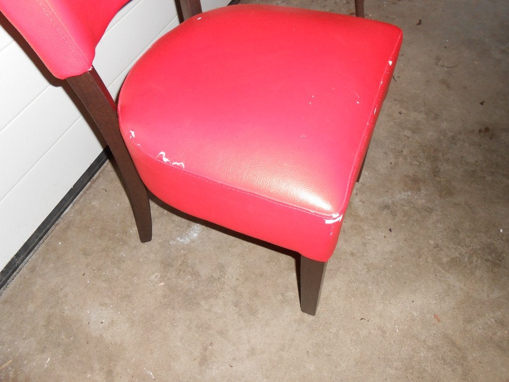 A vendre, Maison & Meubles, Chaises, Rouge, Living, Bois, Enlèvement