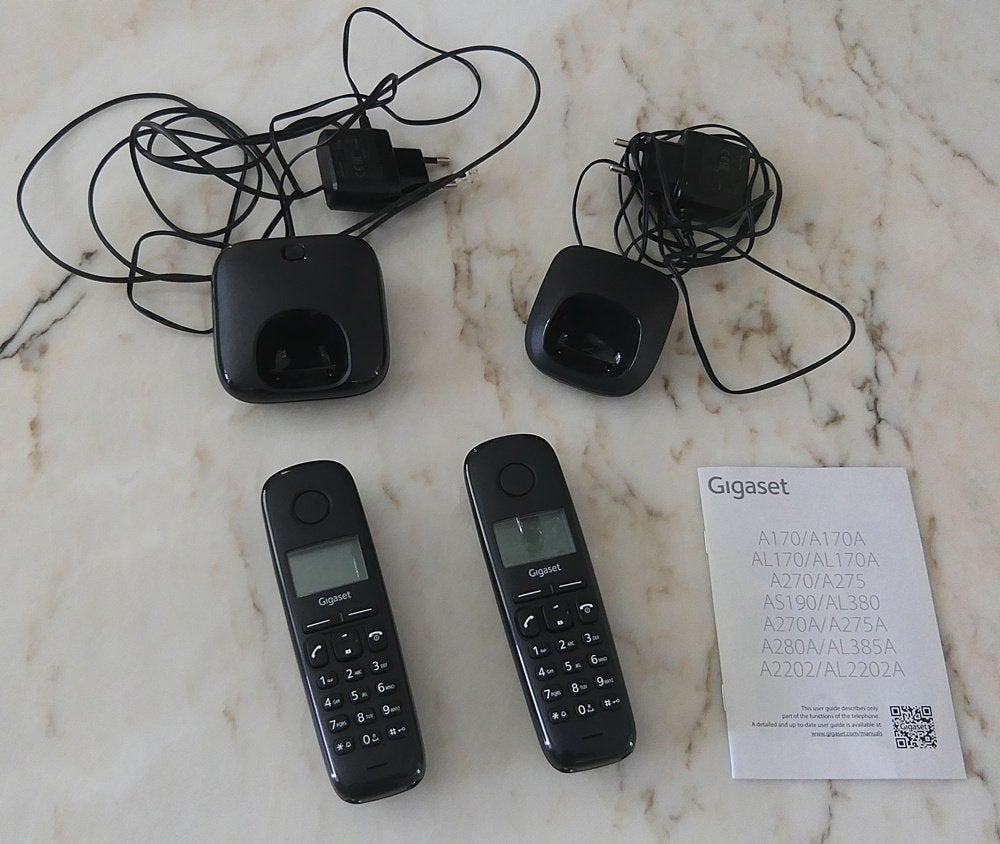 Telefoon vaste lijn, Ophalen, Zo goed als nieuw, 2 handsets