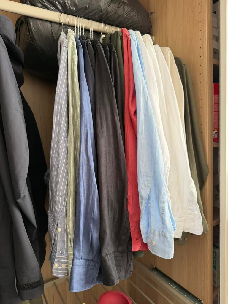 Linnen hemden maat S Uniqlo NIEUW, Kleding | Heren, Ophalen of Verzenden, Nieuw, Overige kleuren, Halswijdte 38 (S) of kleiner