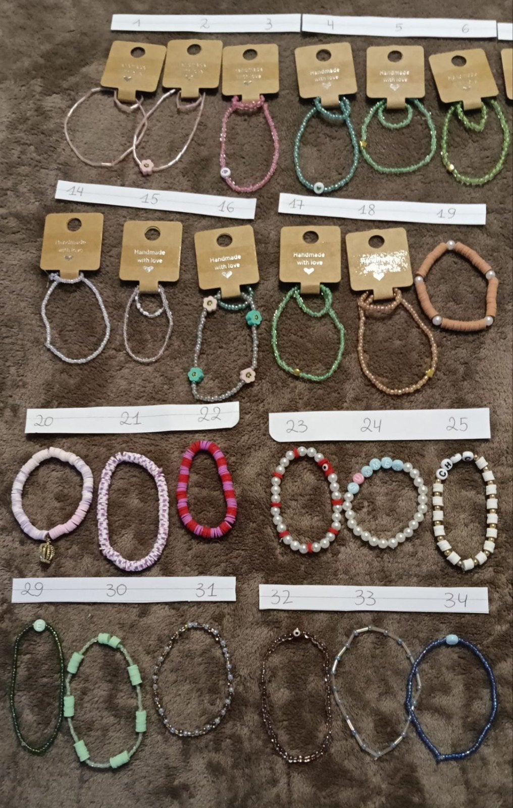 prijs te bespreken; Mega set kralenarmbandjes (nieuw & handg, Handtassen en Accessoires, Overige Accessoires, Ophalen, Nieuw