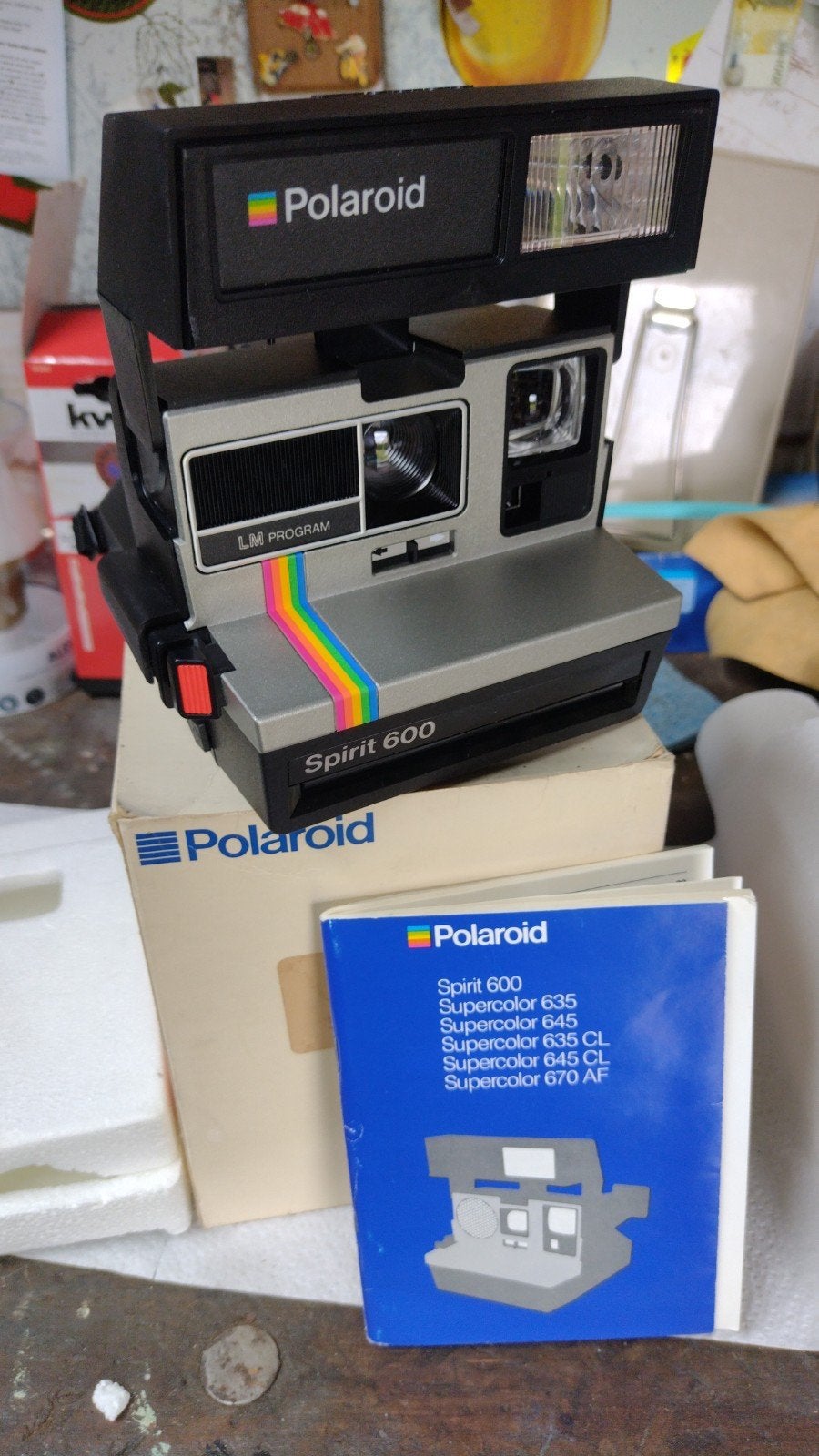 polaroid spirit 600 instant camera, TV, Hi-fi & Vidéo, Appareils photo analogiques, Enlèvement, Polaroid, Polaroid
