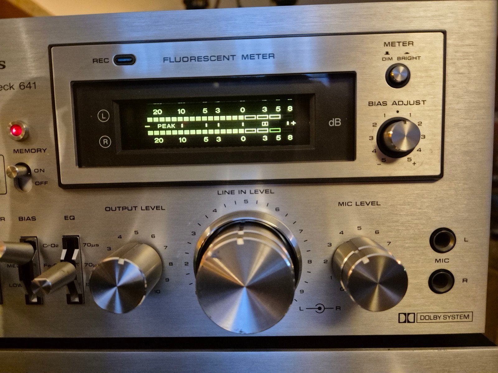 Technics RS-641 (1978-80) ️, Enlèvement, Simple
