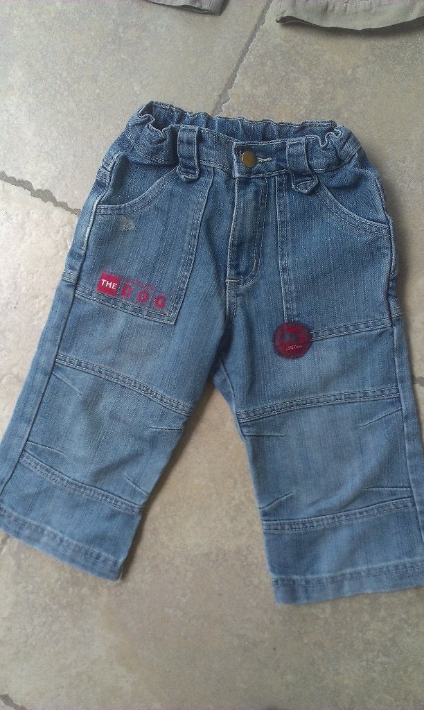 Als nieuwe jeans short mt 116 (zie foto's), Kinderen en Baby's, Kinderkleding | Maat 116, Broek, JBC, Ophalen of Verzenden, Zo goed als nieuw