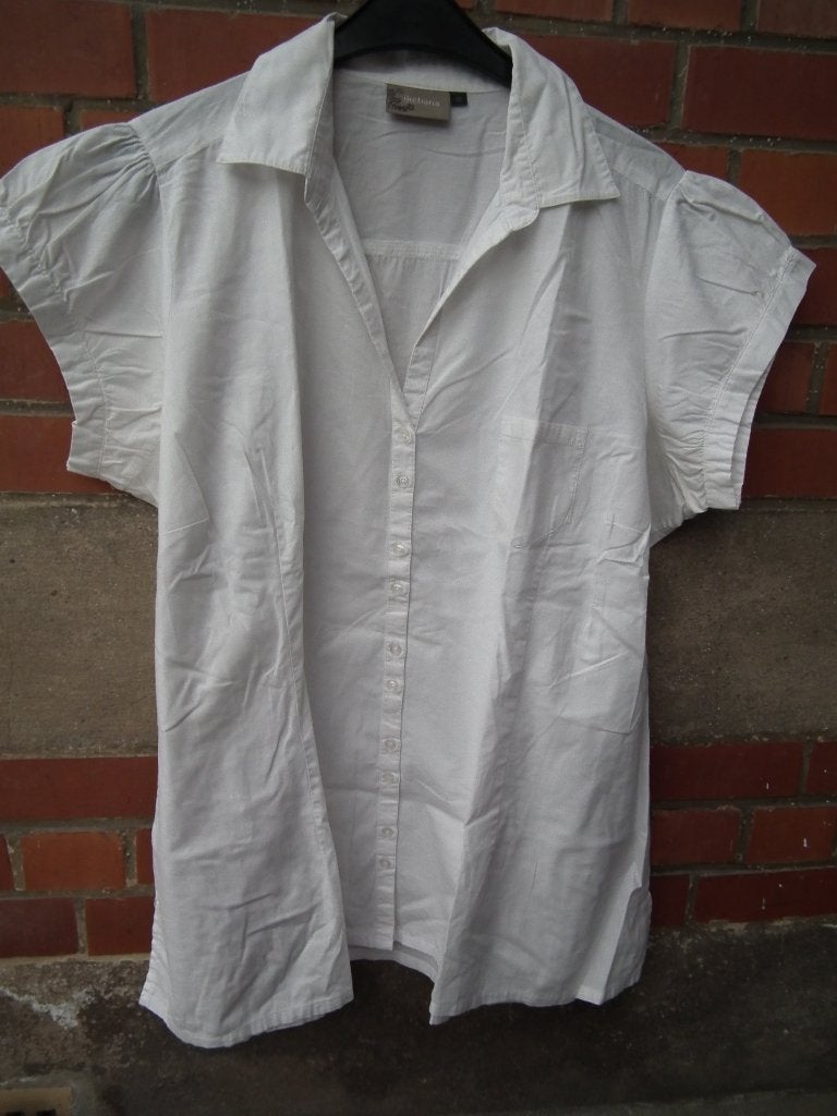 Chemisier blanc, pour femme. taille 52 ( Ikebana), Vêtements | Femmes, Taille 46/48 (XL) ou plus grande, Ikebana, Comme neuf, Blanc