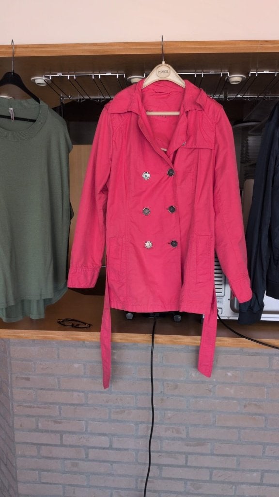 roze jas - 42 - 15€, Ophalen of Verzenden, Gedragen, Maat 42/44 (L), Roze