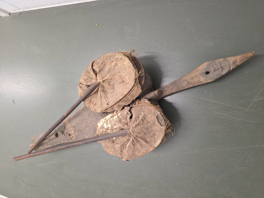 Blaasbalg Congo, Hout, Leder, Ophalen
