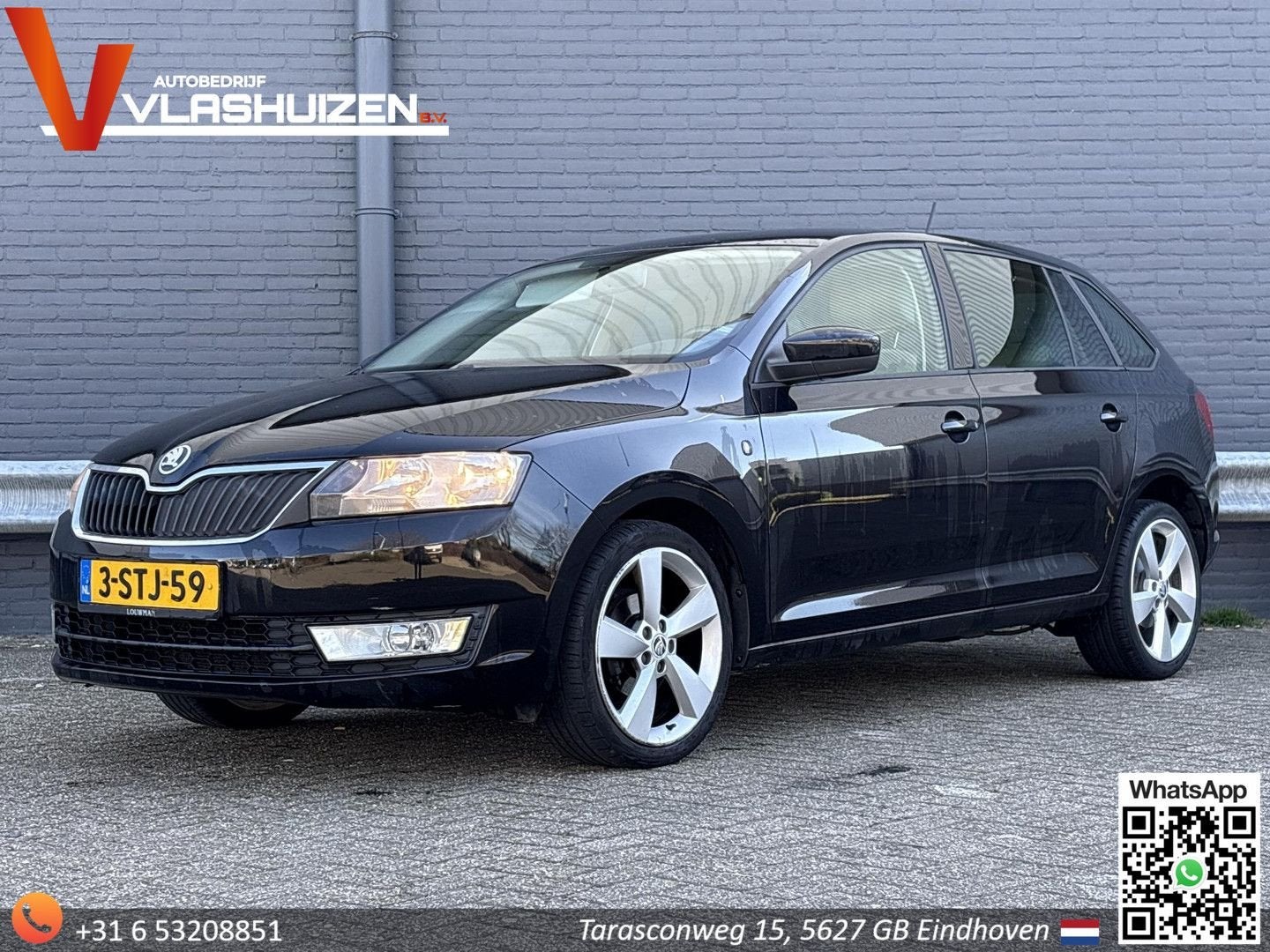 Skoda Rapid Spaceback 1.2 TSI Greentech Elegance Businesslin, Auto's, Beige, Navigatiesysteem, Zwart, Bedrijf