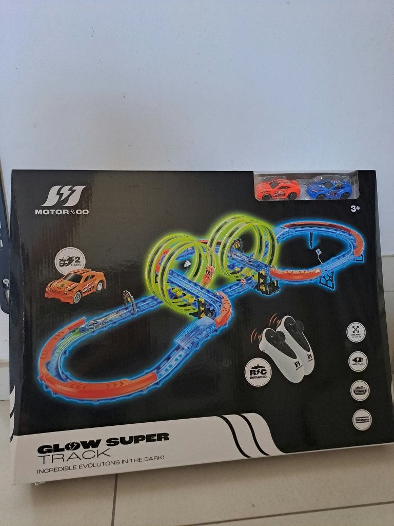 circuit de voitures Glow super track : NEUF, Neuf, Autres marques, Enlèvement ou Envoi, Autre propulsion