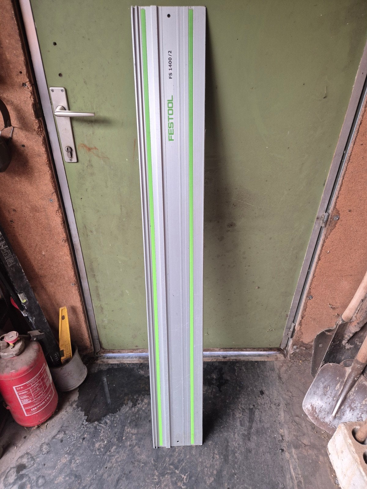 Festool Geleiderail FS 1400/2 + verbindingen+schroefklemmen, Doe-het-zelf en Bouw, Ophalen, Nieuw, Festool
