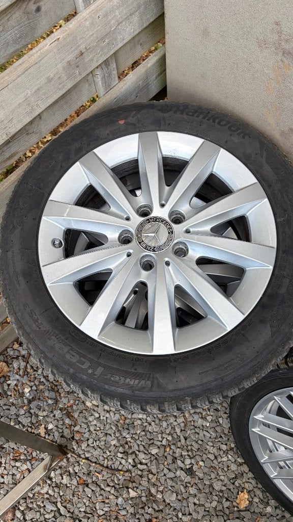 mercedes cla velgen origeneel, Ophalen, Gebruikt, 16 inch, Banden en Velgen