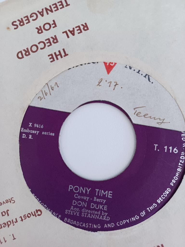 Rare 45: Don Duke – Lazy River / Pony Time TEENY, Cd's en Dvd's, Gebruikt, 7 inch, Single, Ophalen of Verzenden