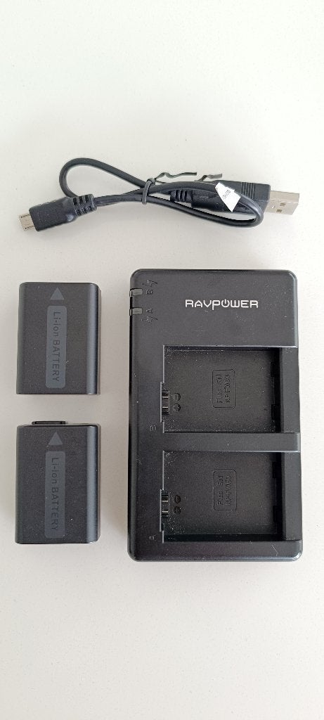 Lader & originele batterijen voor Sony A7 camera 's, Audio, Tv en Foto, Sony, Gebruikt, Batterij, Sony