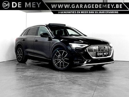 Audi e-tron S-Line 55 Quattro / Luchtvering / Pano / Leder /, Automaat, Zwart, Parkeersensor, Te koop