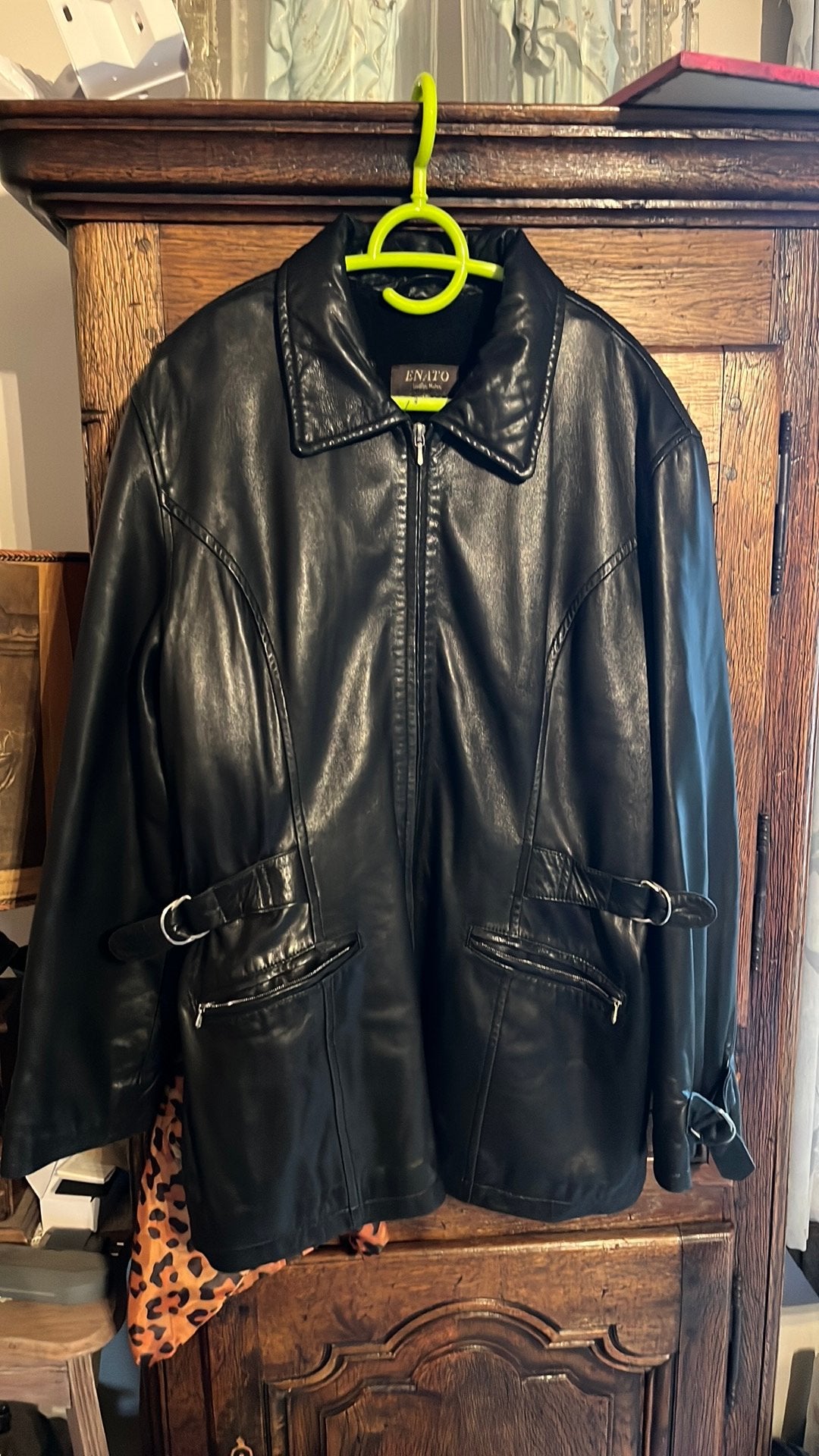 Veste en cuir, Enlèvement ou Envoi, Neuf, sans ticket, Femmes, Manteau | cuir