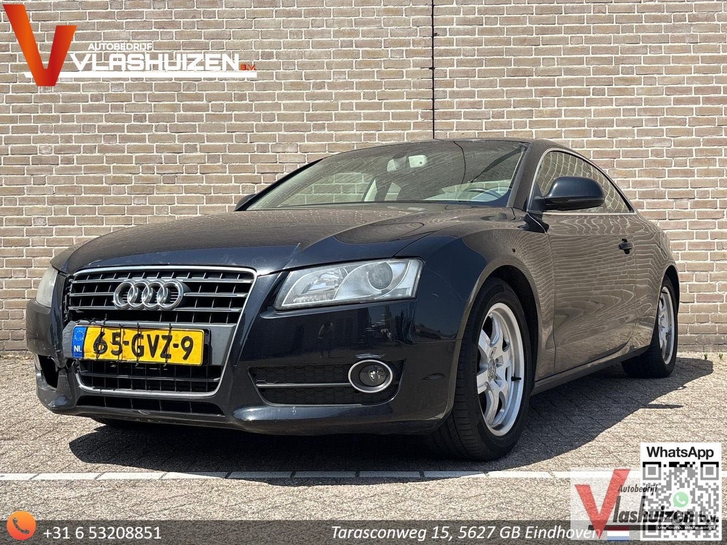 Audi A5 Coupé 1.8 TFSI Pro Line Automaat | Cruise | Climate, Auto's, Automaat, 174 g/km, Beige, Zwart