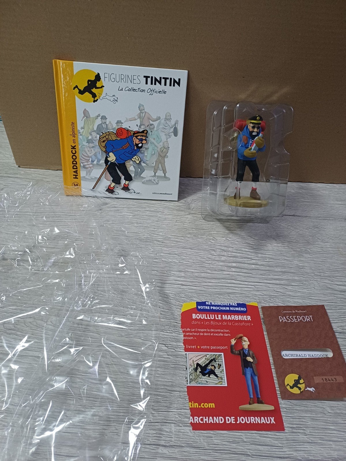 Figurine Haddock 34 Tintin, Collections, Personnages de BD, Comme neuf, Statue ou Figurine, Tintin, Enlèvement ou Envoi