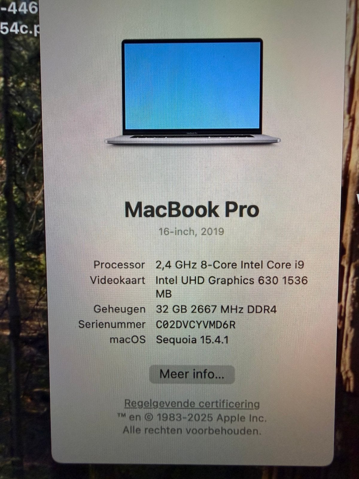 Mac Book Pro 2019 - 16 inch, Computers en Software, 1 TB of meer, 2 tot 3 Ghz, 32 GB, Zo goed als nieuw