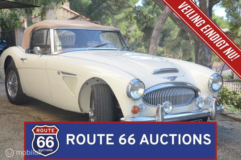 Austin-Healey 3000 MK III | 1967 | Route 66 Auctions, Auto's, Austin, Zwart, Bedrijf, Handgeschakeld