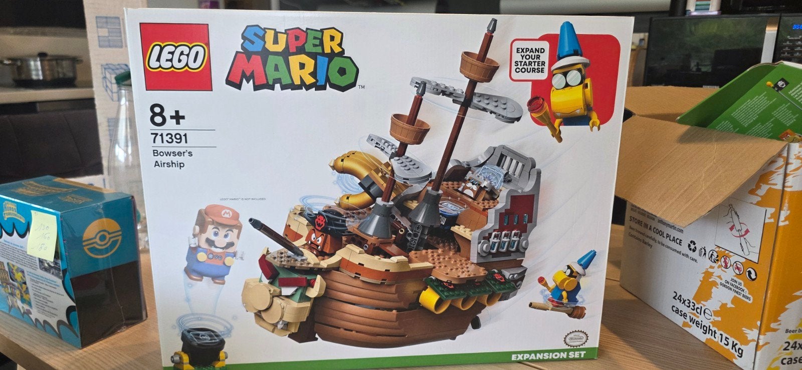 lego bowser's airship 71391, Neuf, Lego, Ensemble complet, Pirates