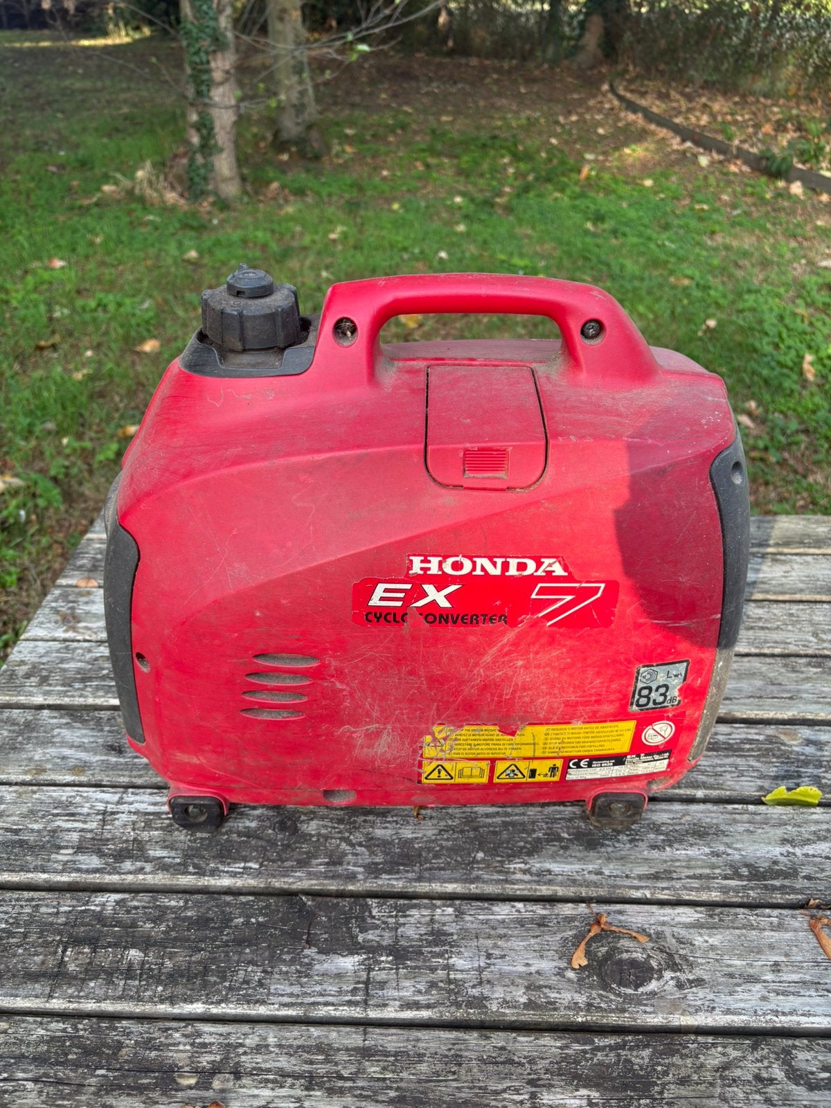 Honda aggregaat generator, Doe-het-zelf en Bouw, Ophalen, Gebruikt, Benzine, Geluidgedempt